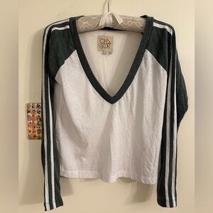 CHASER crop long sleeve tee